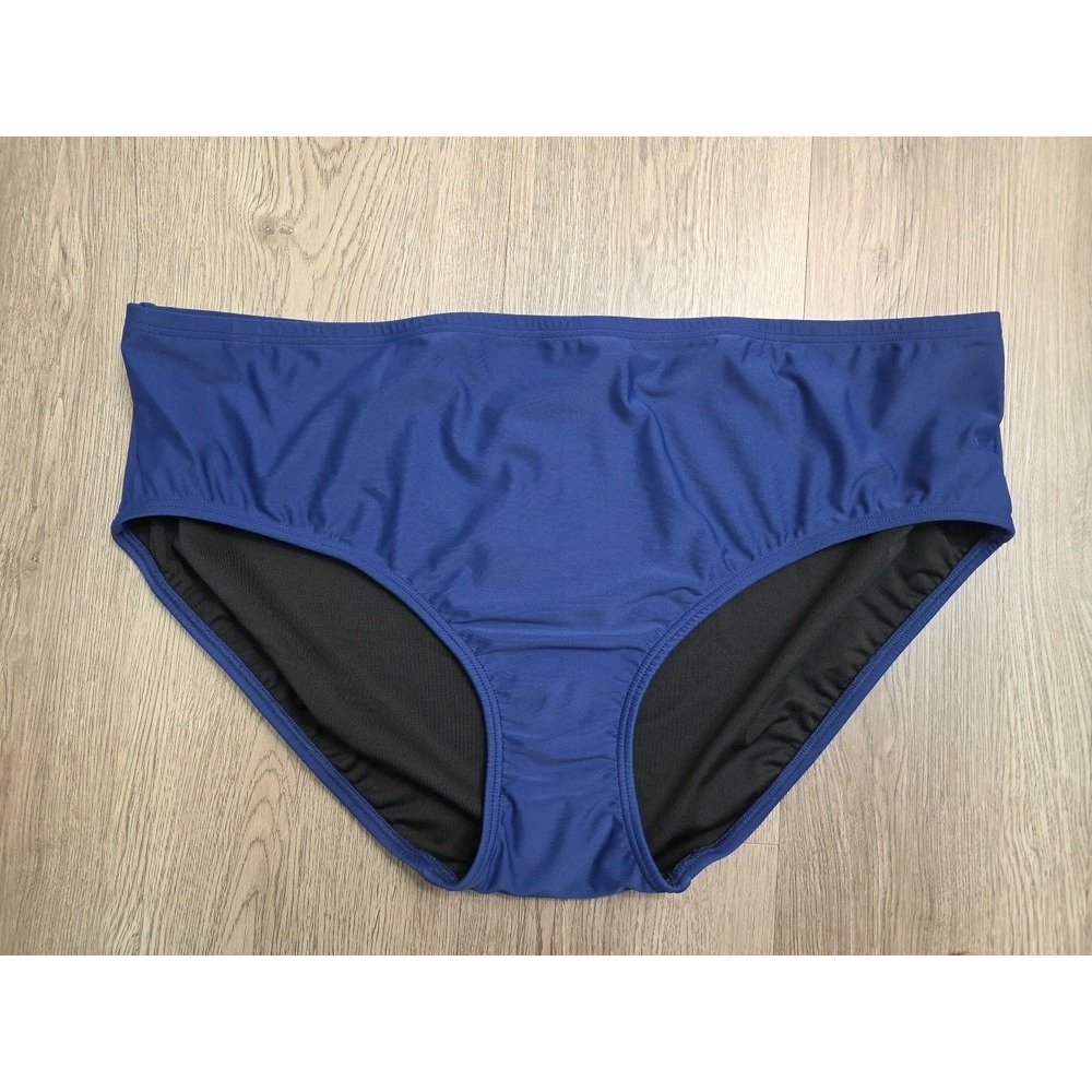 VENUS Blue‎ Bikini Swim Bottom Womens Size 22 Plus Solid Color